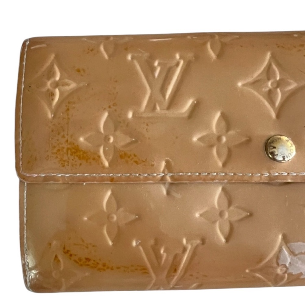 Authentic Louis Vuitton Monogram Vernis Sarah Wallet - Picture 4 of 11